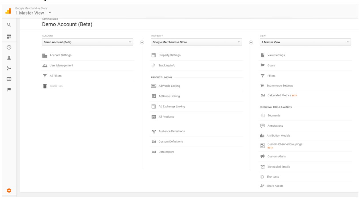 Getting set up with google analytics