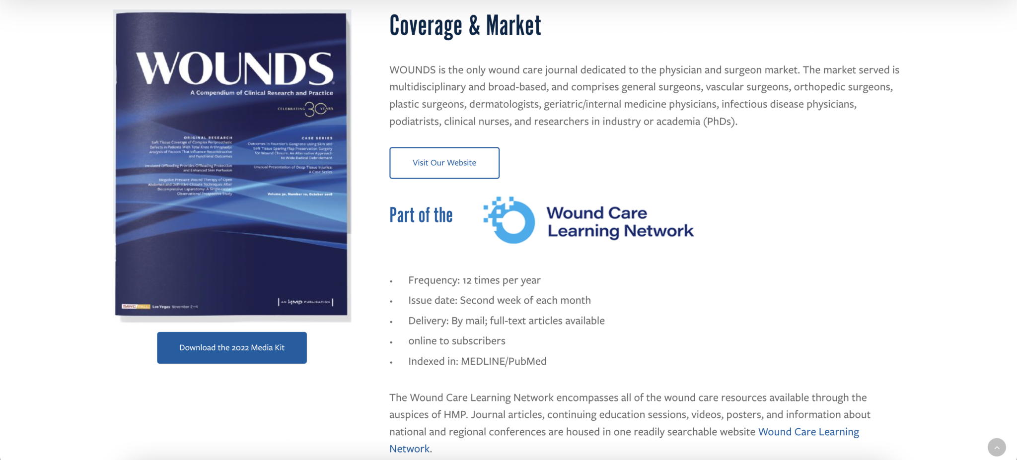 Wound Care Learning Network - Syndicate Marketing Company