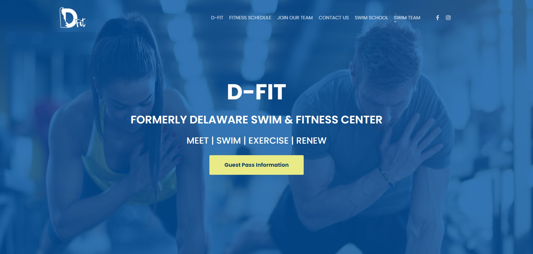 Website for a Fitness Company Case Study